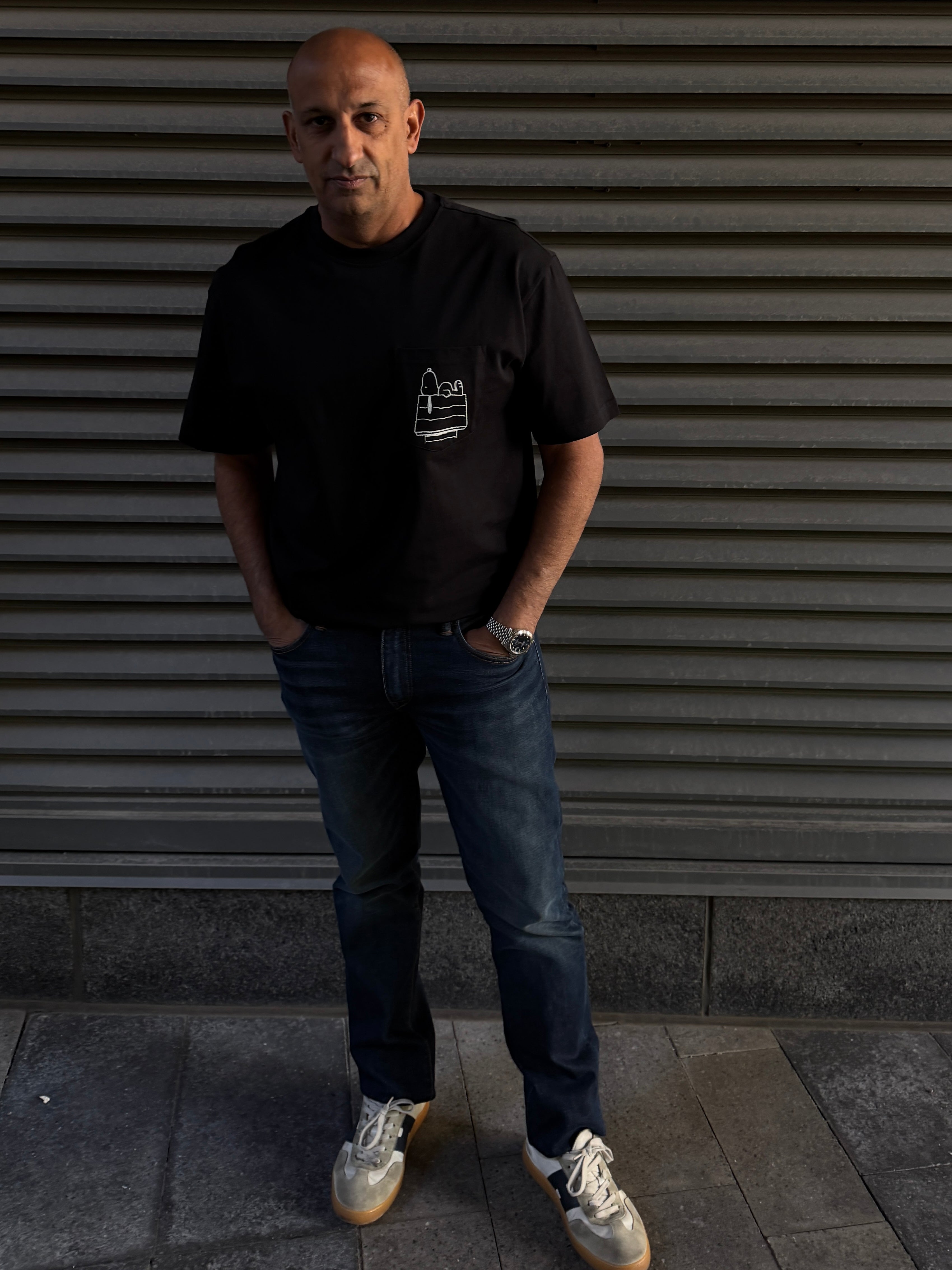 ONLY + SONS Peanuts Graphic Pocket Tee