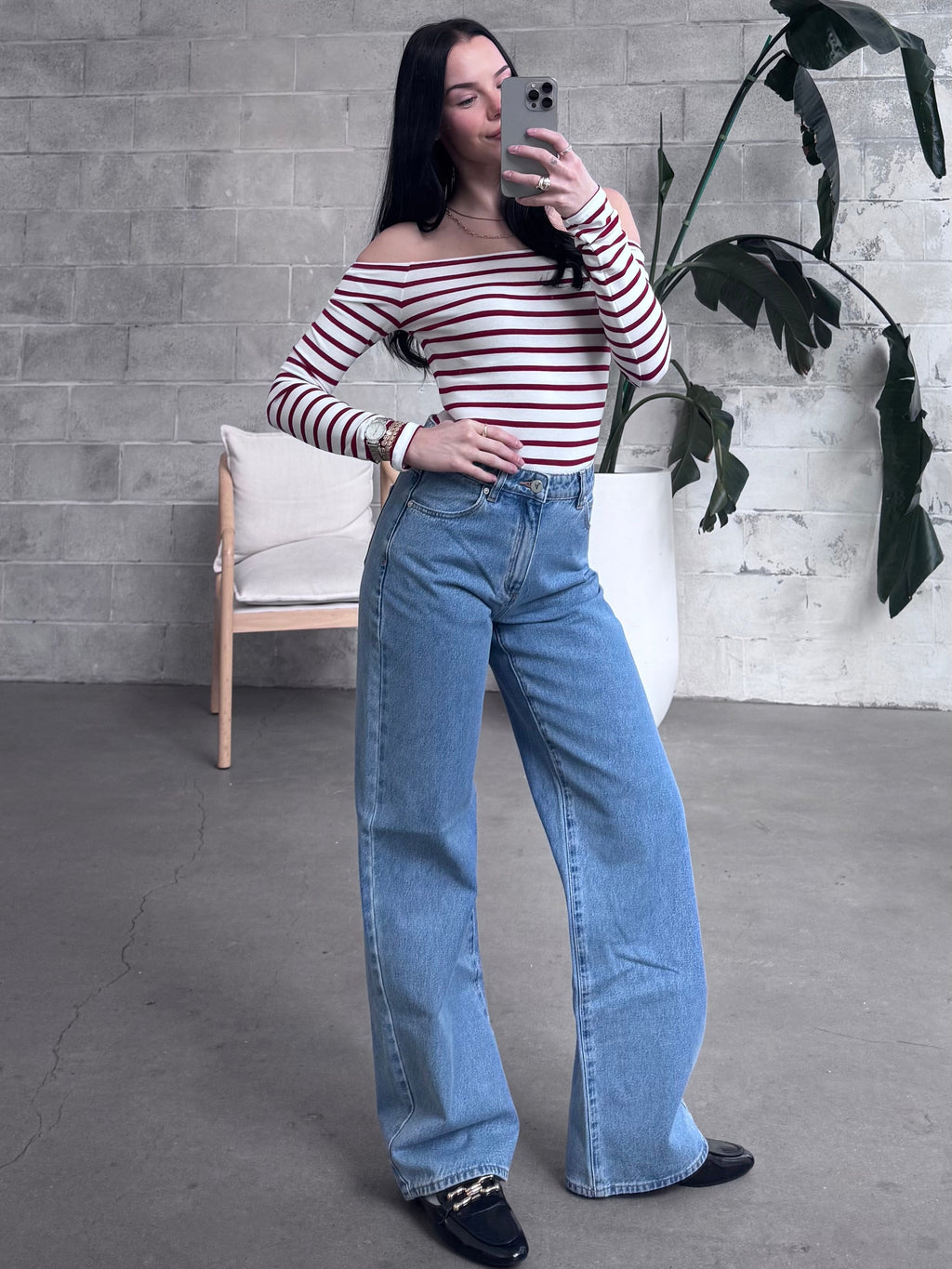 ONLY Luca Boatneck Long Sleeve Top