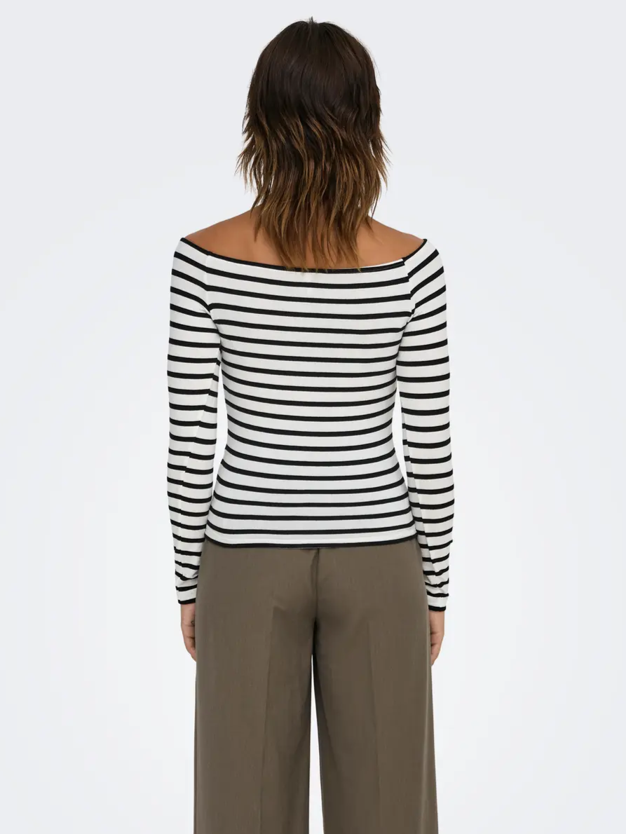 ONLY Luca Boatneck Long Sleeve Top