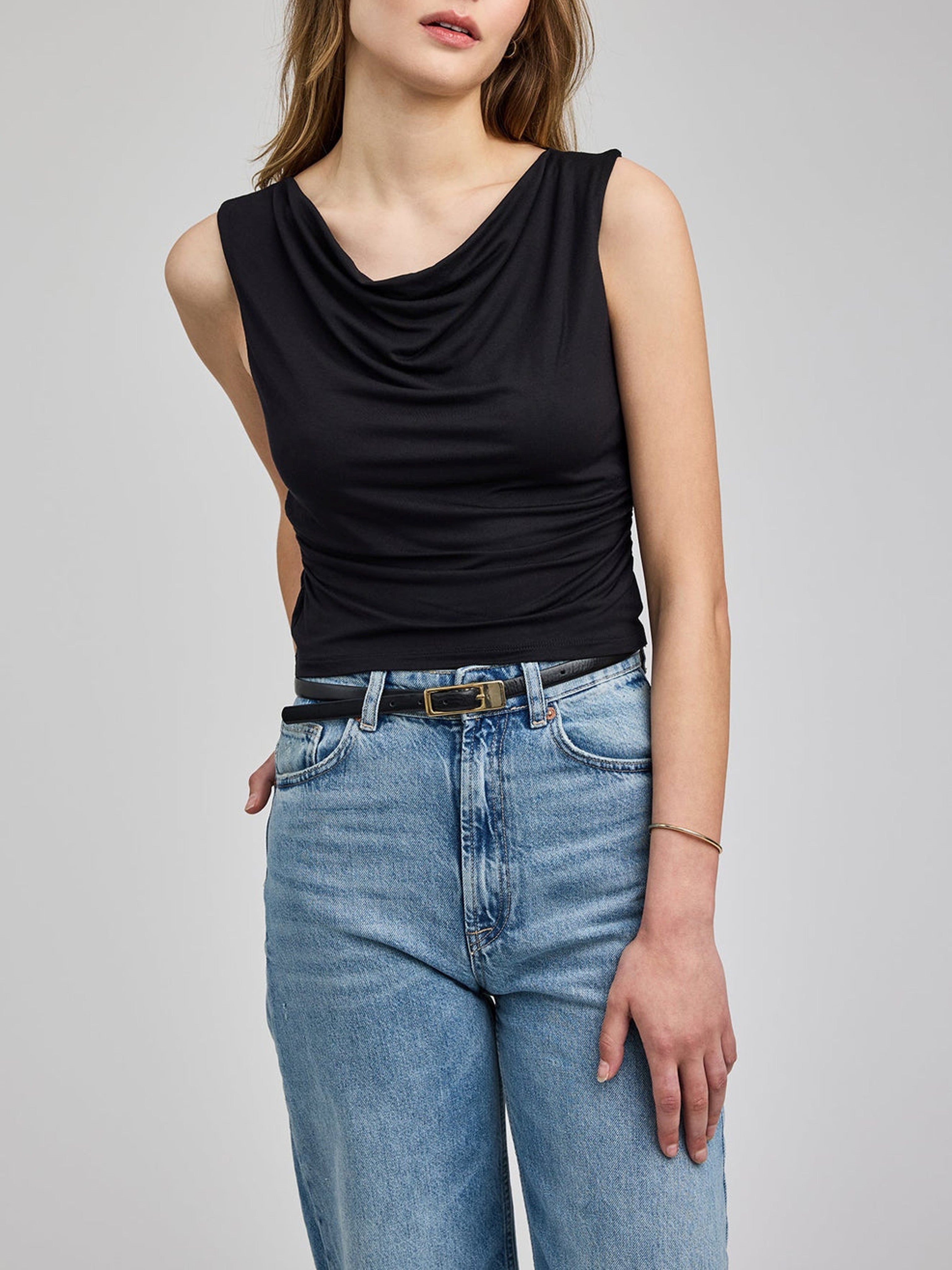 GENTLE FAWN Cassidy Cowl Neck Sleeveless Top