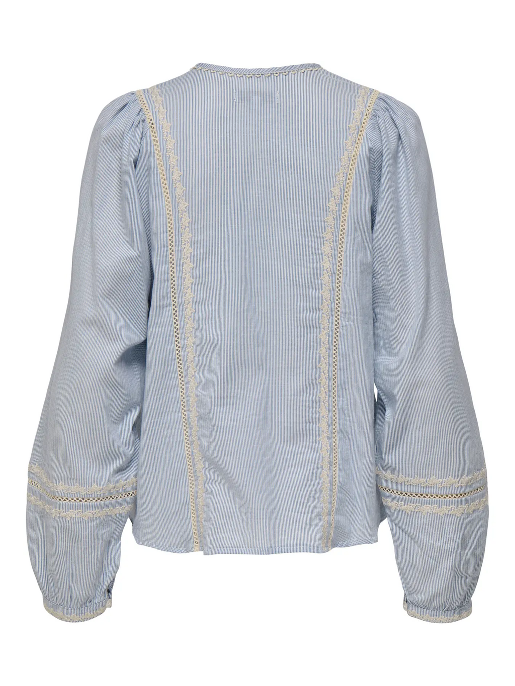 ONLY Monica Tie Front Long Sleeve Blouse