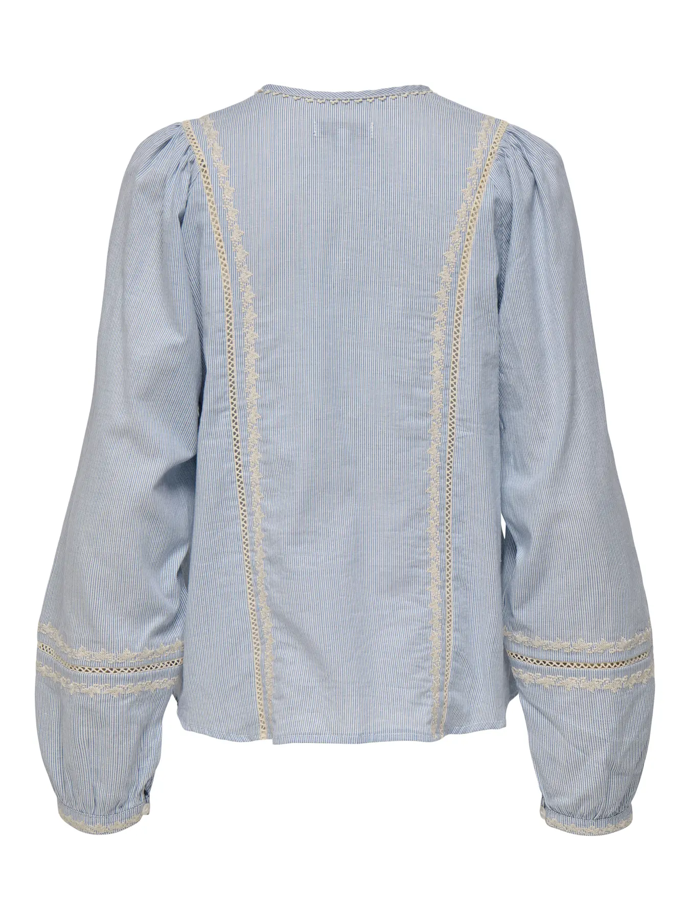 ONLY Monica Tie Front Long Sleeve Blouse